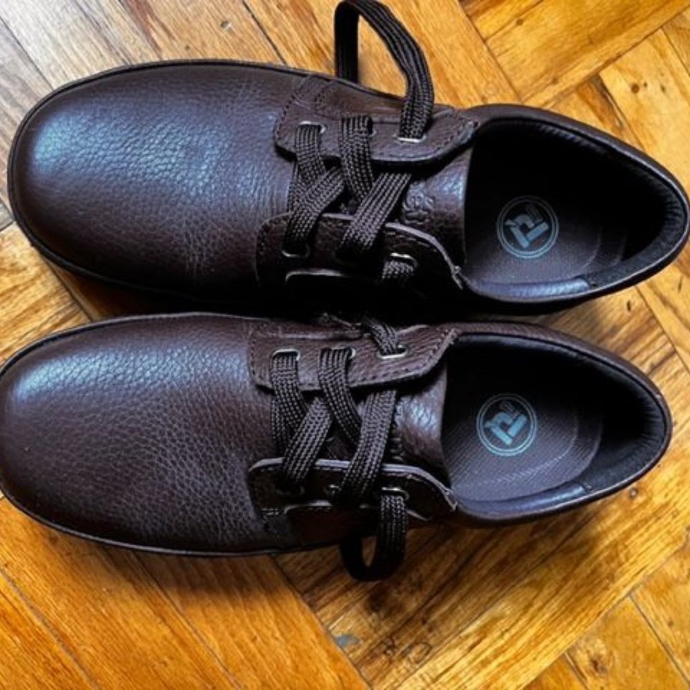 New Brown Leather Men's shoes